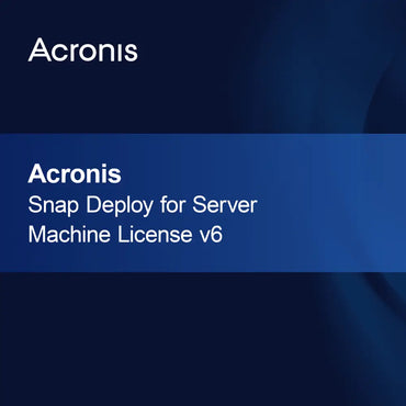 Acronis Snap Deploy szervergép licenc v6