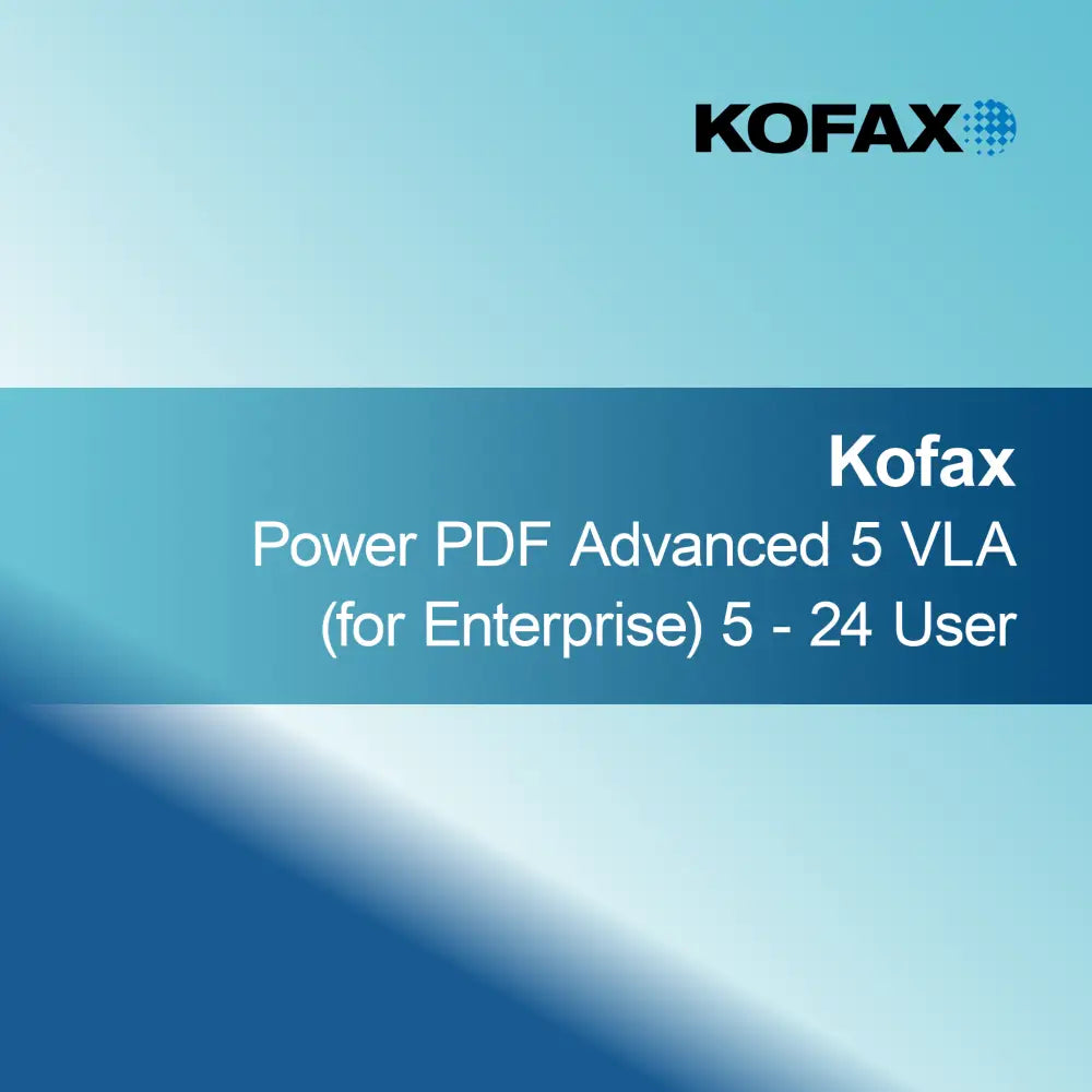 Kofax Power PDF Advanced 5 VLA (vállalati használatra)