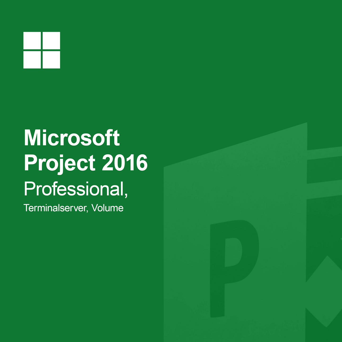Microsoft Project 2016 Professional, Terminálszerver, Tömeges