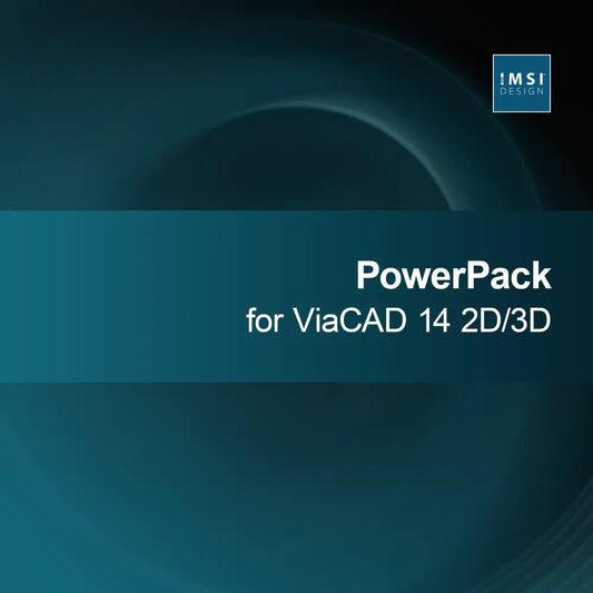PowerPack a ViaCAD 14 2D/3D-hez
