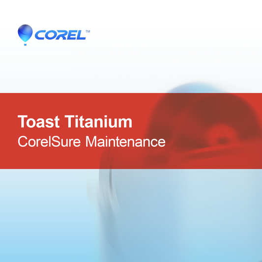 Toast Titanium CorelSure karbantartás