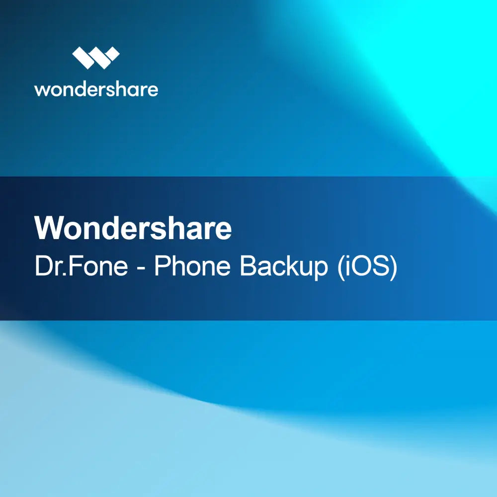 Wondershare Dr.Fone - Telefon biztonsági mentés (iOS)