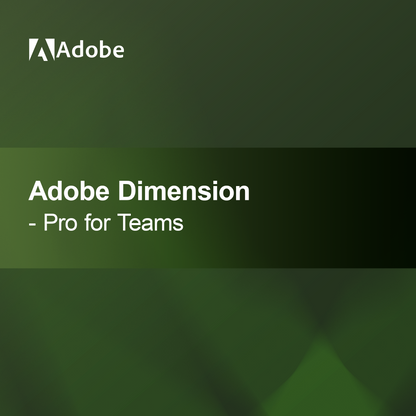 Adobe Dimension - Pro csapatoknak