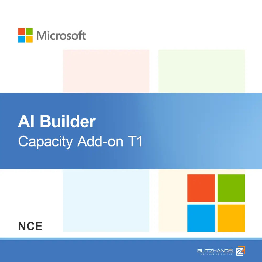 AI Builder Kapacitás Kiegészítő T1 (NCE)