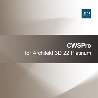 CWSPro az Architekt 3D 22 Platinumhoz