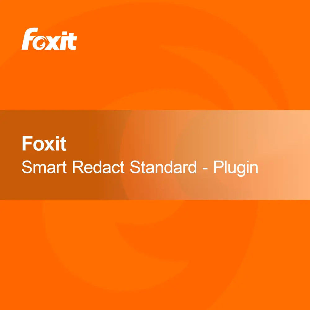 Foxit Smart Redact Standard - Bővítmény