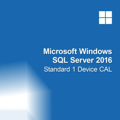 Microsoft SQL Server 2016 Standard 1 eszköz CAL