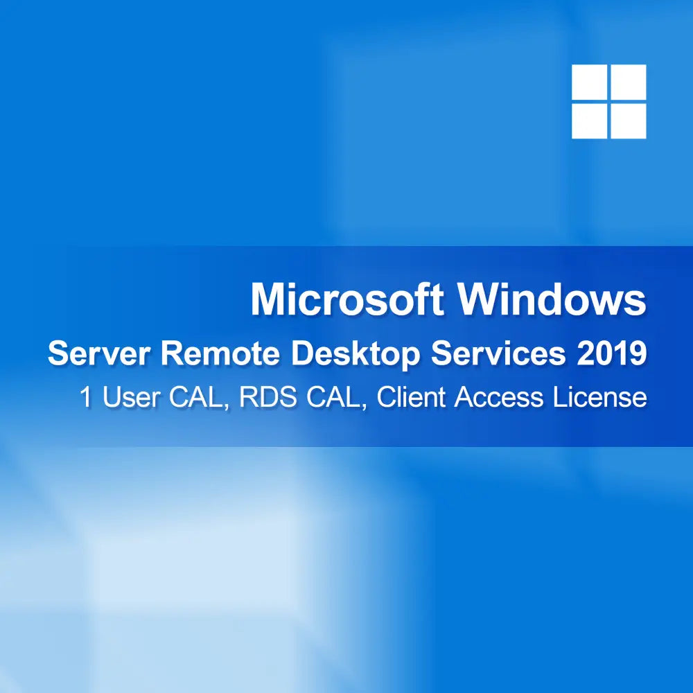 Microsoft Windows Server Remote Desktop Services 2019, 1 felhasználói CAL, RDS CAL, kliens-hozzáférési licenc