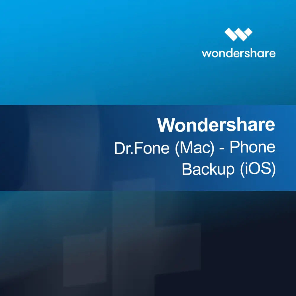 Wondershare Dr.Fone (Mac) - Telefon biztonsági mentés (iOS)