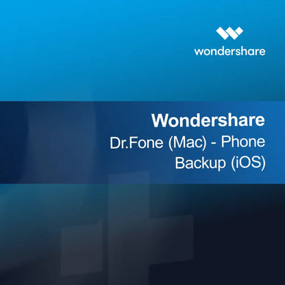 Wondershare Dr.Fone (Mac) - Telefon biztonsági mentés (iOS)